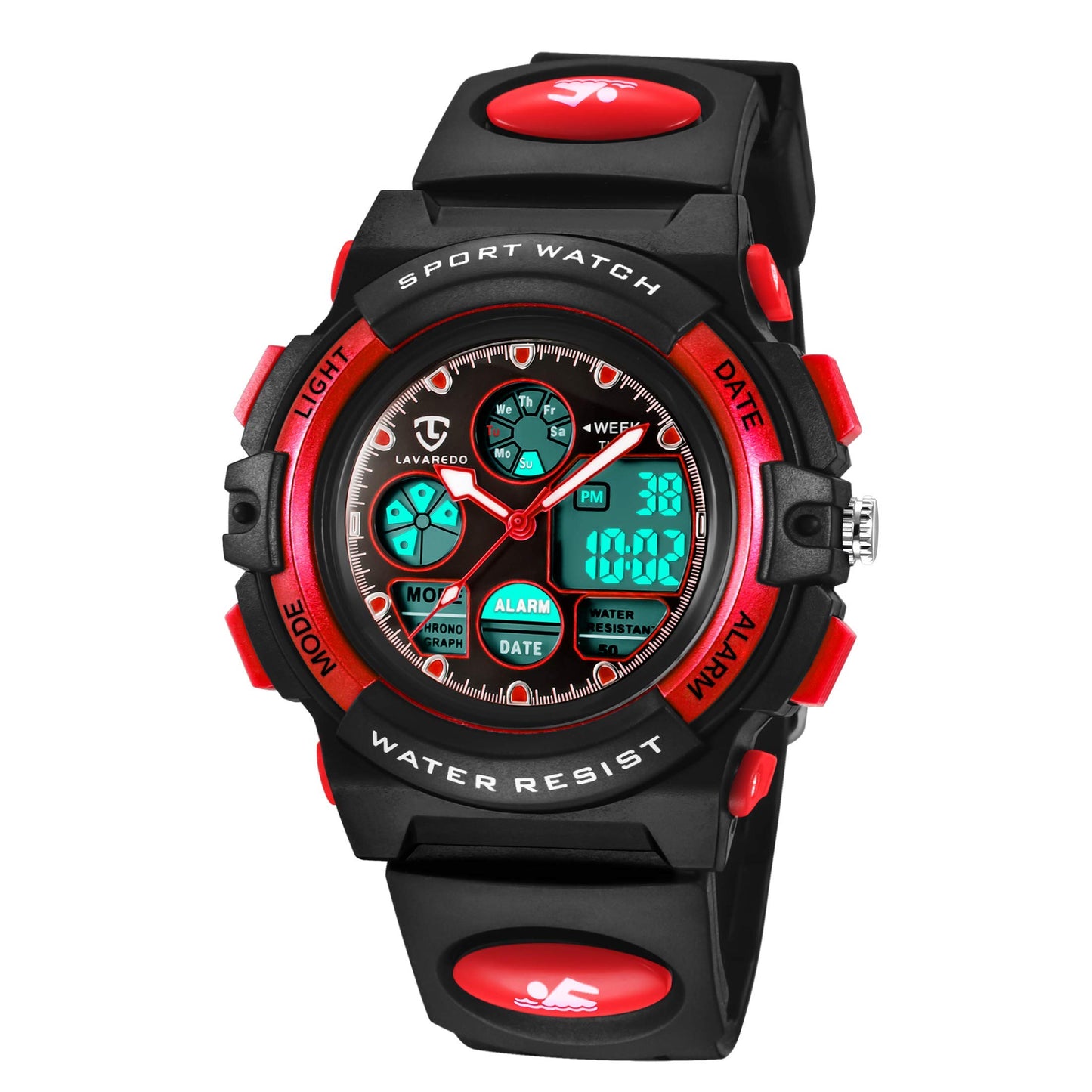 Kids Multifunction Watch With Dual Time