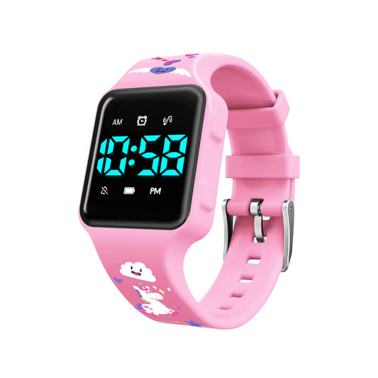 Kids Potty Training Watch, Waterproof Digital Rechargeable Watches for Toddler with Countdown/Alarm Clocks/Music and Vibration Reminder, Timer Watch to Remind Children to Go to The Toilet