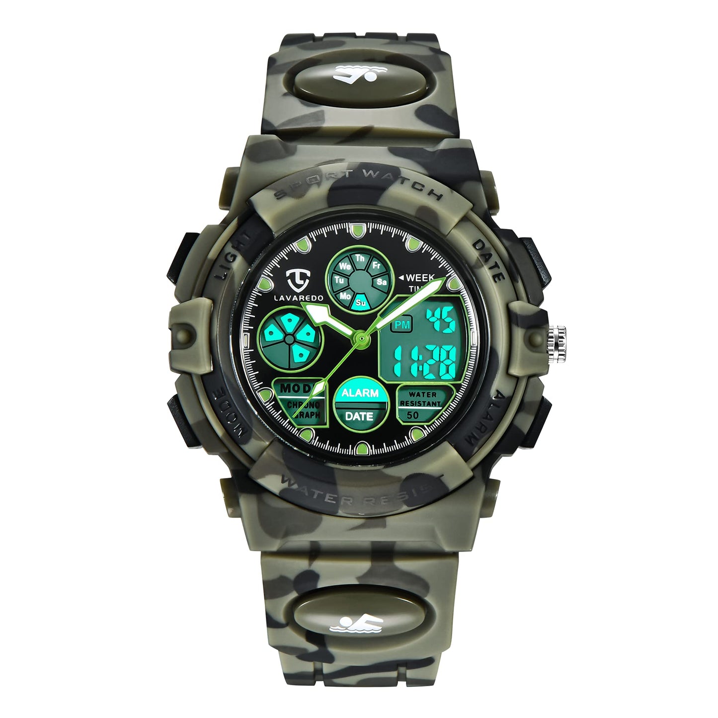 Kids Multifunction Watch With Dual Time