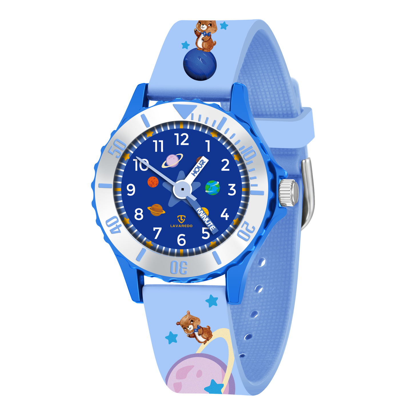 Kids Cute Blue Analog Watch